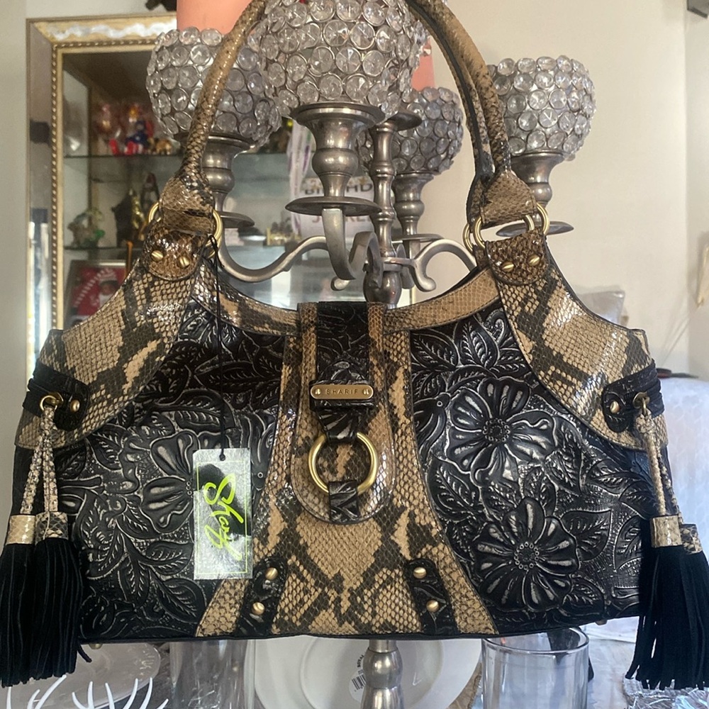SHARIF Genuine Leather shoulder bag!